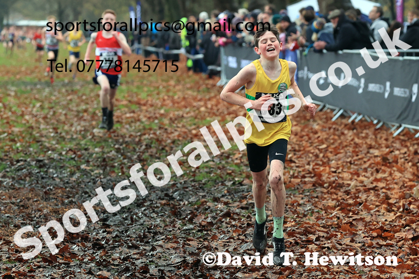 Boys Under-13s 2025 Liverpool Cross Challenge, Sefton Park, Saturday, November 22th. Photo: David T. Hewitson/Sports for All Pics